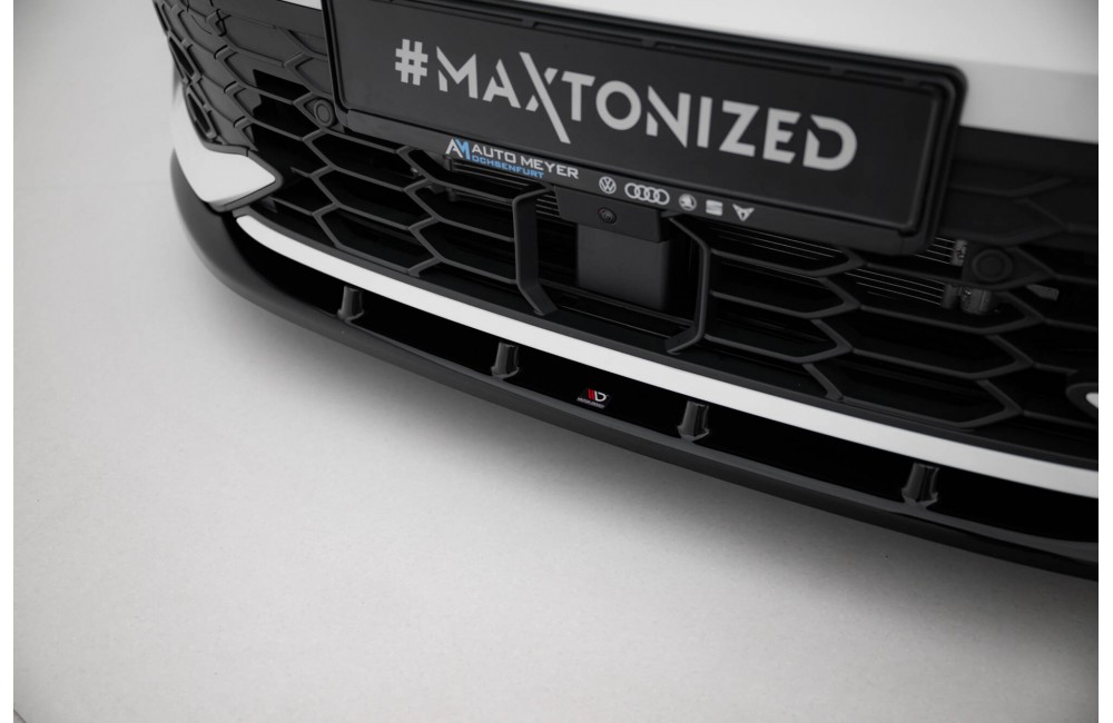 Front Splitter V.5 Volkswagen Golf GTI / GTE / R-Line Mk8 Facelift