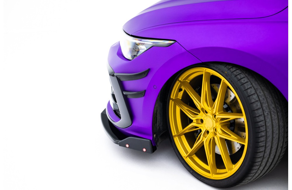 Front Bumper Wings (Canards) Volkswagen Golf R Hatchback / Variant Mk8 Facelift