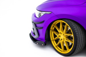Front Bumper Wings (Canards) Volkswagen Golf R Hatchback / Variant Mk8 Facelift