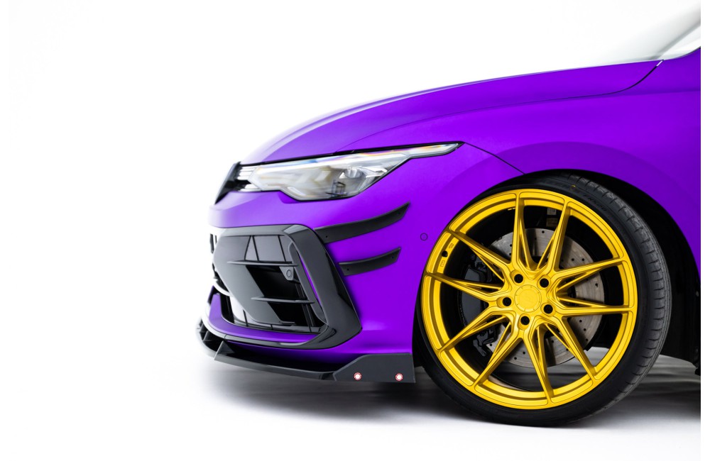 Front Bumper Wings (Canards) Volkswagen Golf R Hatchback / Variant Mk8 Facelift