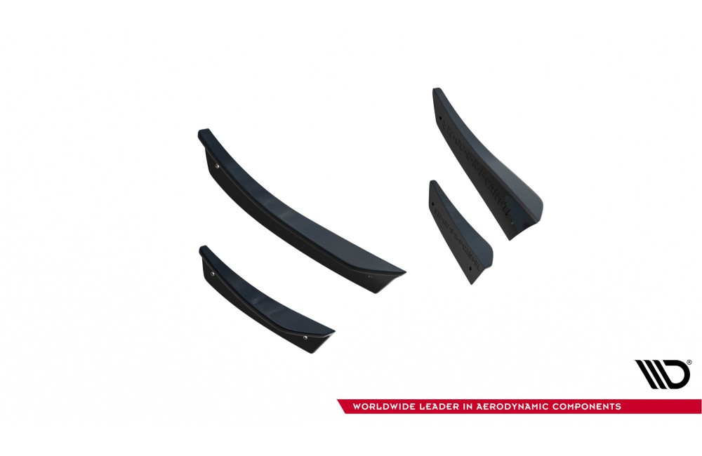 Front Bumper Wings (Canards) Volkswagen Golf R Hatchback / Variant Mk8 Facelift