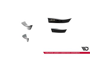 Front Bumper Wings (Canards) Volkswagen Golf R Hatchback / Variant Mk8 Facelift