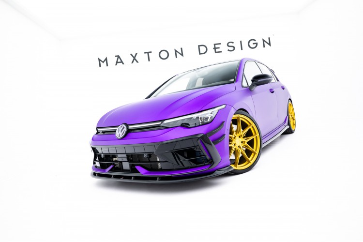 Front Splitter V.2 Volkswagen Golf R Variant Mk8 Facelift