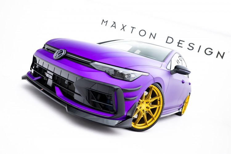 Front Splitter V.4 Volkswagen Golf R Variant Mk8 Facelift