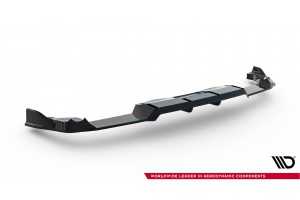 Rear Splitter (with vertical bars) V.1 Volkswagen Golf R  Mk8 / Mk8 Facelift