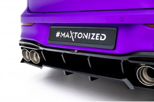Rear Splitter (with vertical bars) V.2 Volkswagen Golf R  Mk8 / Mk8 Facelift