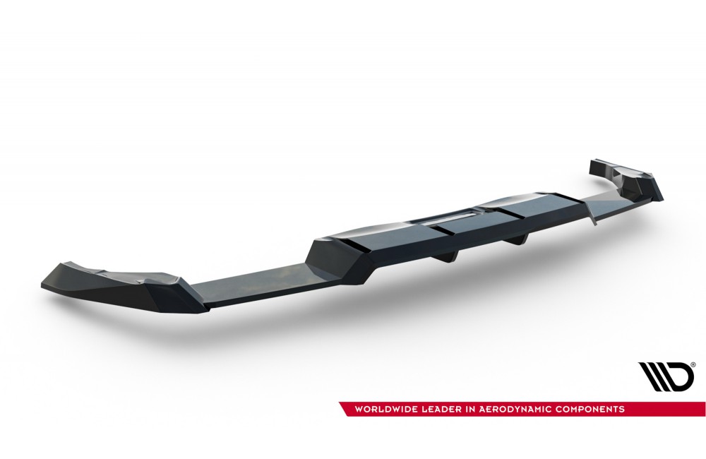 Rear Splitter (with vertical bars) V.2 Volkswagen Golf R  Mk8 / Mk8 Facelift