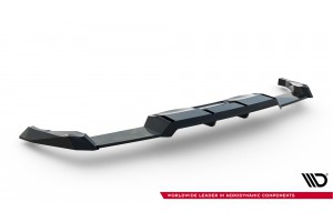 Rear Splitter (with vertical bars) V.2 Volkswagen Golf R  Mk8 / Mk8 Facelift