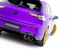 Rear Side Splitters V.8 Volkswagen Golf R  Mk8 / Mk8 Facelift