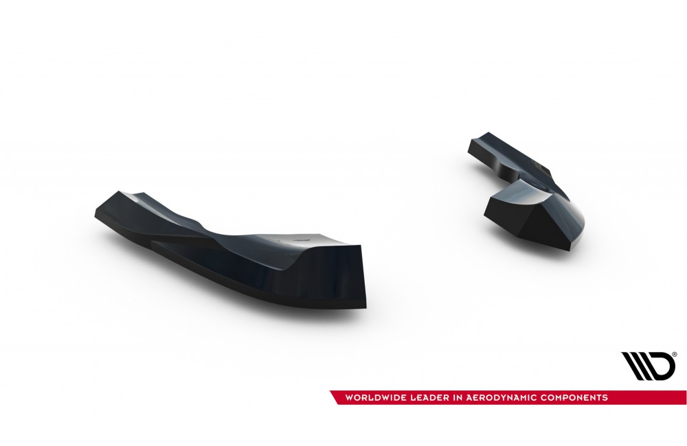 Rear Side Splitters V.8 Volkswagen Golf R  Mk8 / Mk8 Facelift