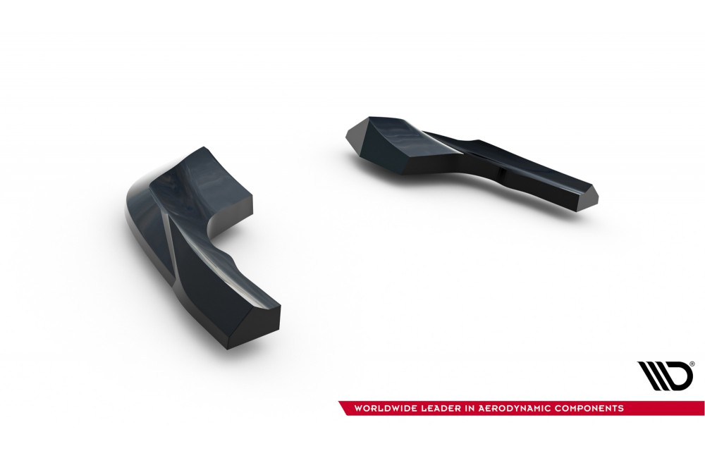 Rear Side Splitters V.8 Volkswagen Golf R  Mk8 / Mk8 Facelift