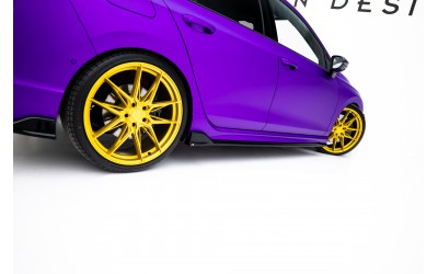 Side Skirts Diffusers V.4 Volkswagen Golf R  Mk8 / Mk8 Facelift