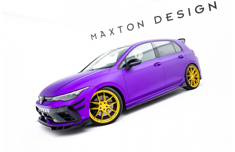 Side Skirts Diffusers V.4 Volkswagen Golf R Mk8 / Mk8 Facelift Side Skirts Diffusers V.4 Volkswagen Golf R Mk8 / Mk8 Facelift