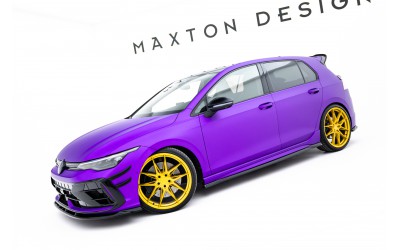 Side Skirts Diffusers V.5 Volkswagen Golf R  Mk8 / Mk8 Facelift