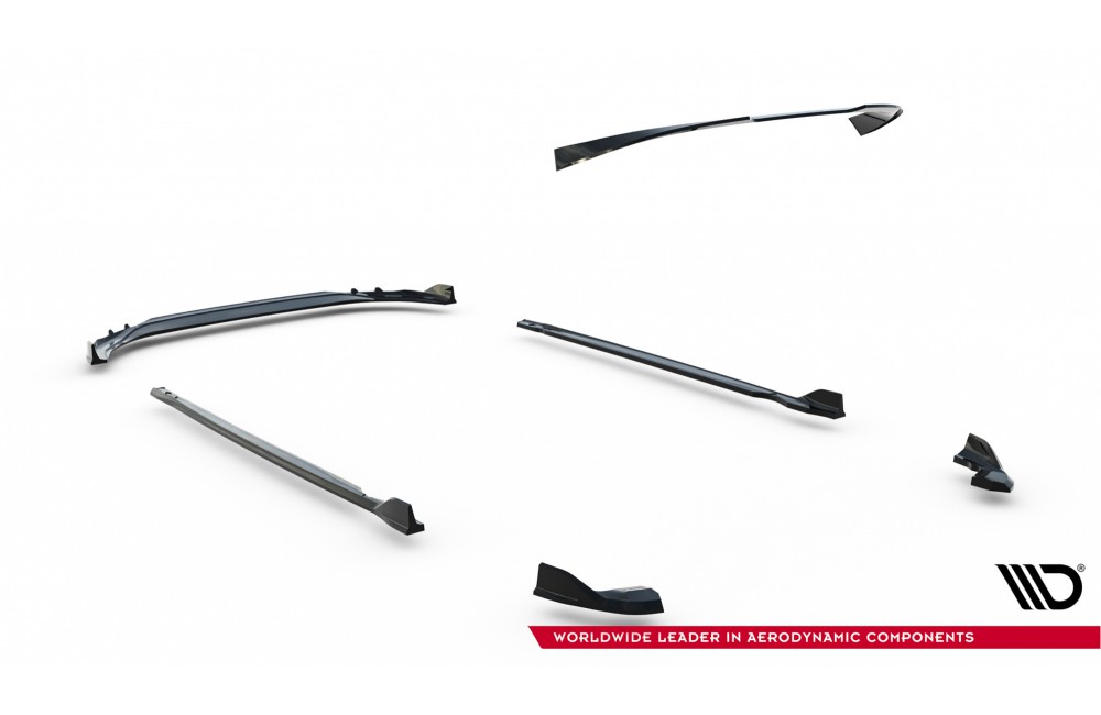 Set of Splitters V.1 Volkswagen Golf R Mk8 Facelift