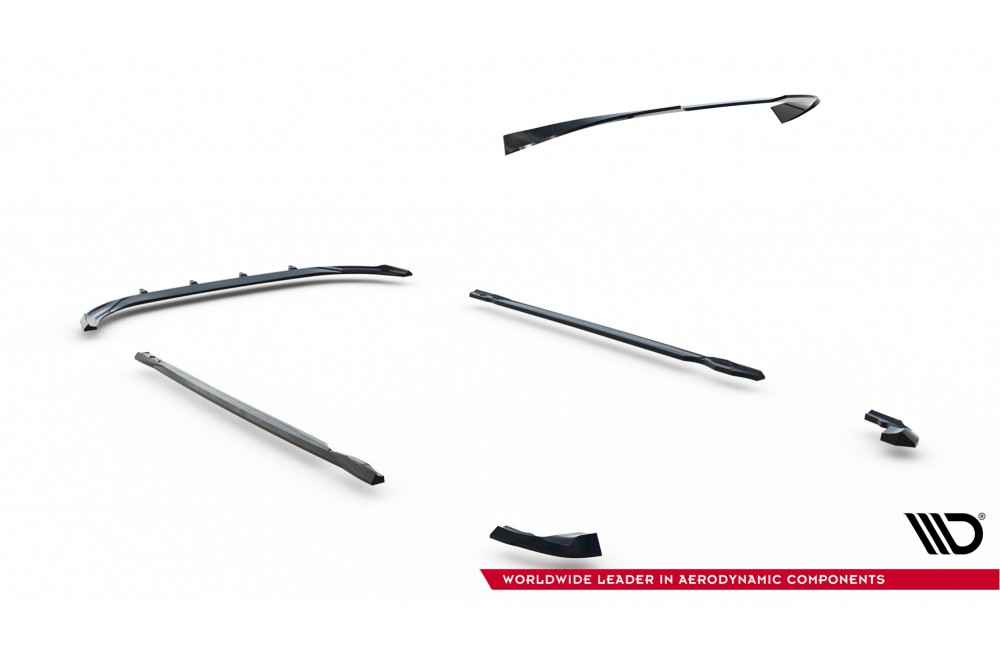 Set of Splitters V.2 Volkswagen Golf R Mk8 Facelift