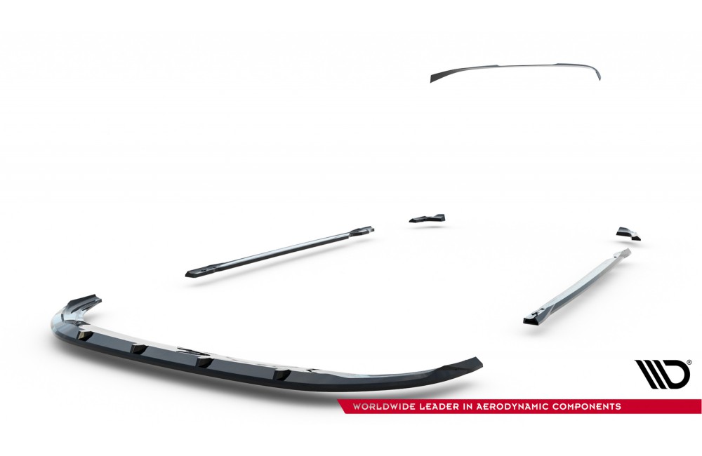 Set of Splitters V.2 Volkswagen Golf R Mk8 Facelift