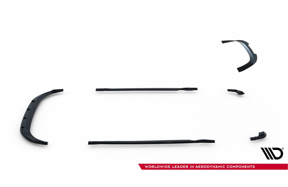 Set of Splitters V.2 Volkswagen Golf R Mk8 Facelift