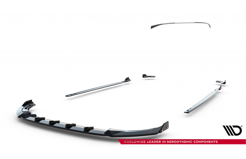Set of Splitters V.3 Volkswagen Golf R Mk8 Facelift