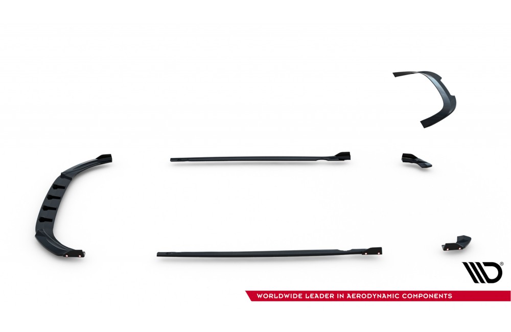 Set of Splitters V.3 Volkswagen Golf R Mk8 Facelift