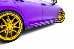Set of Splitters V.3 Volkswagen Golf R Mk8 Facelift