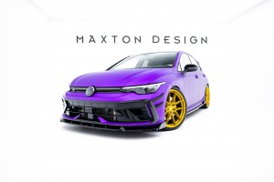 Set of Splitters V.4 Volkswagen Golf R Mk8 Facelift