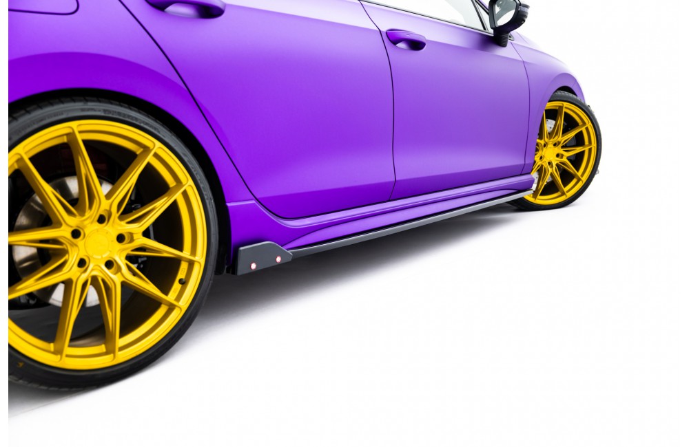 Set of Splitters V.4 Volkswagen Golf R Mk8 Facelift