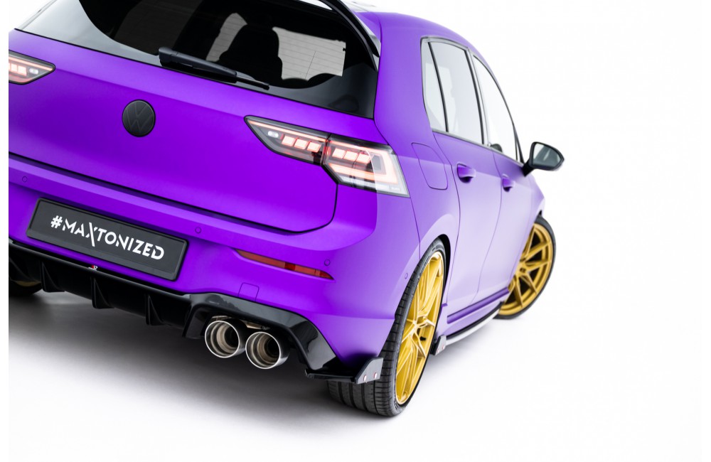 Set of Splitters V.4 Volkswagen Golf R Mk8 Facelift