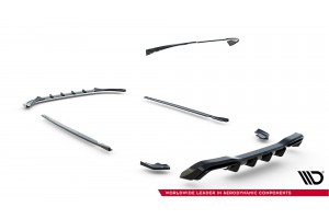 Set of Splitters V.5 Volkswagen Golf R Mk8 Facelift