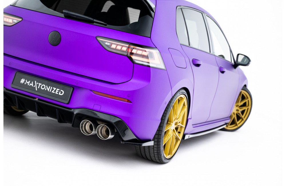 Set of Splitters V.5 Volkswagen Golf R Mk8 Facelift