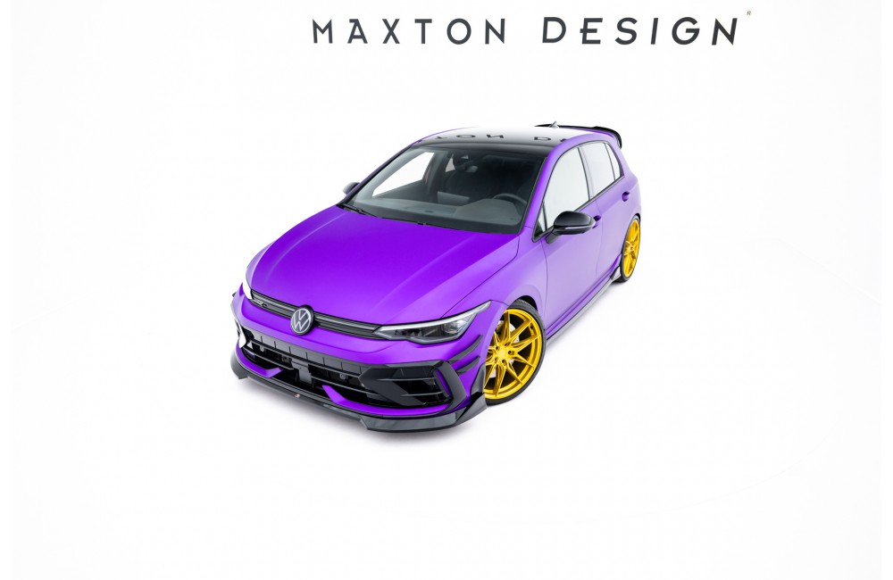 Set of Splitters V.6 Volkswagen Golf R Mk8 Facelift