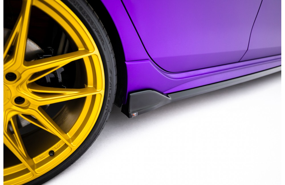 Set of Splitters V.6 Volkswagen Golf R Mk8 Facelift