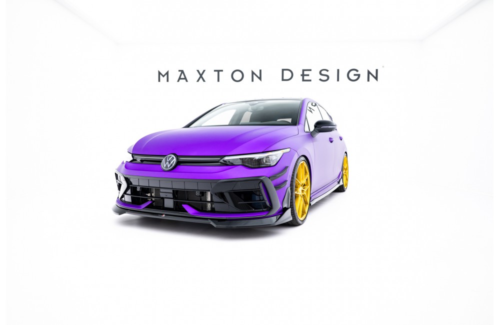 Set of Splitters V.6 Volkswagen Golf R Mk8 Facelift