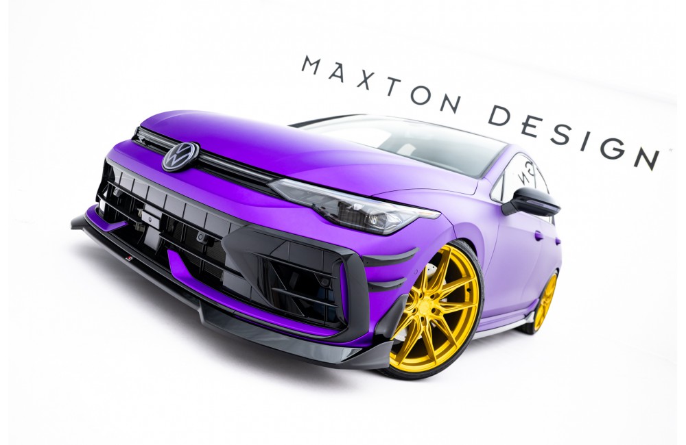 Set of Splitters V.6 Volkswagen Golf R Mk8 Facelift