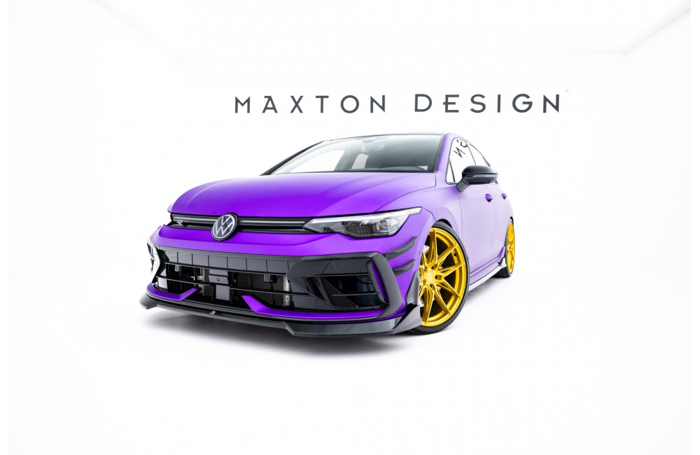 Set of Splitters V.6 Volkswagen Golf R Mk8 Facelift
