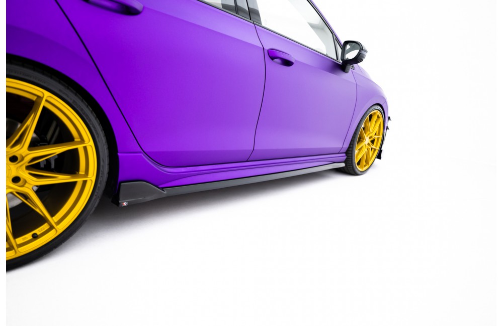 Set of Splitters V.6 Volkswagen Golf R Mk8 Facelift