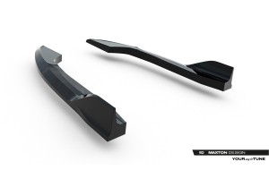 Rear Side Splitters V.1 Volkswagen Golf R Variant Mk8 / Mk8 Facelift