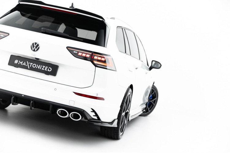 Πίσω Πλευρικοί Splitters V.2 Volkswagen Golf R Variant Mk8 / Mk8 Facelift