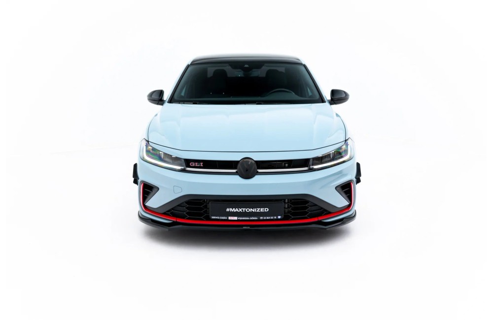 Front Splitter V.2 Volkswagen Jetta GLI Mk7 Facelift 2