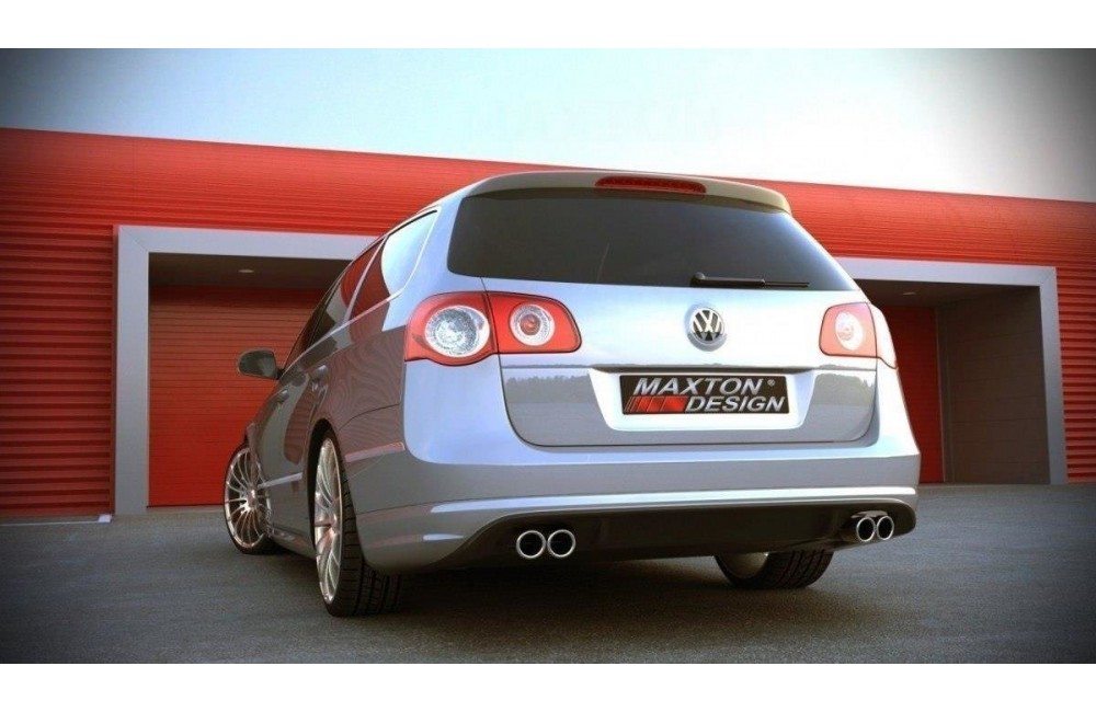 REAR BUMPER SPOILER VW PASSAT B6 ( R-LINE LOOK ) 2 EXHAUSTS REAR BUMPER SPOILER VW PASSAT B6 ( R-LINE LOOK ) 2 EXHAUSTS