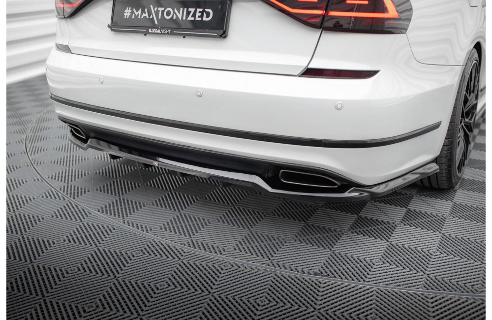 Rear Splitter (with vertical bars) Volkswagen Passat GT B8 Facelift USA
