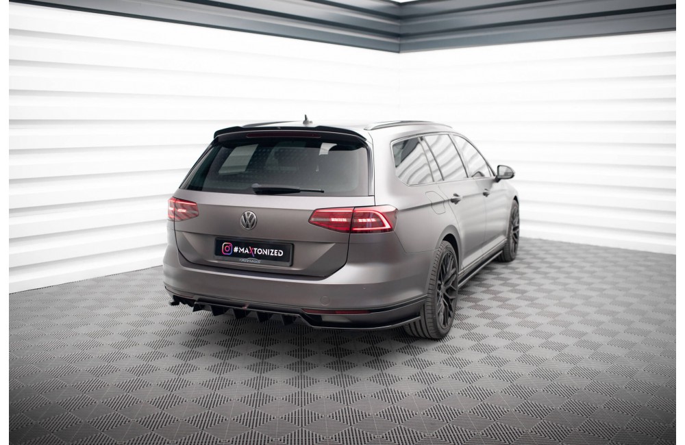 Rear Splitter (with vertical bars) Volkswagen Passat R-Line B8