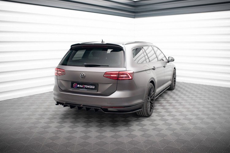 Πίσω Splitter (με κατακόρυφες ράβδους) Volkswagen Passat Sedan / Variant B8