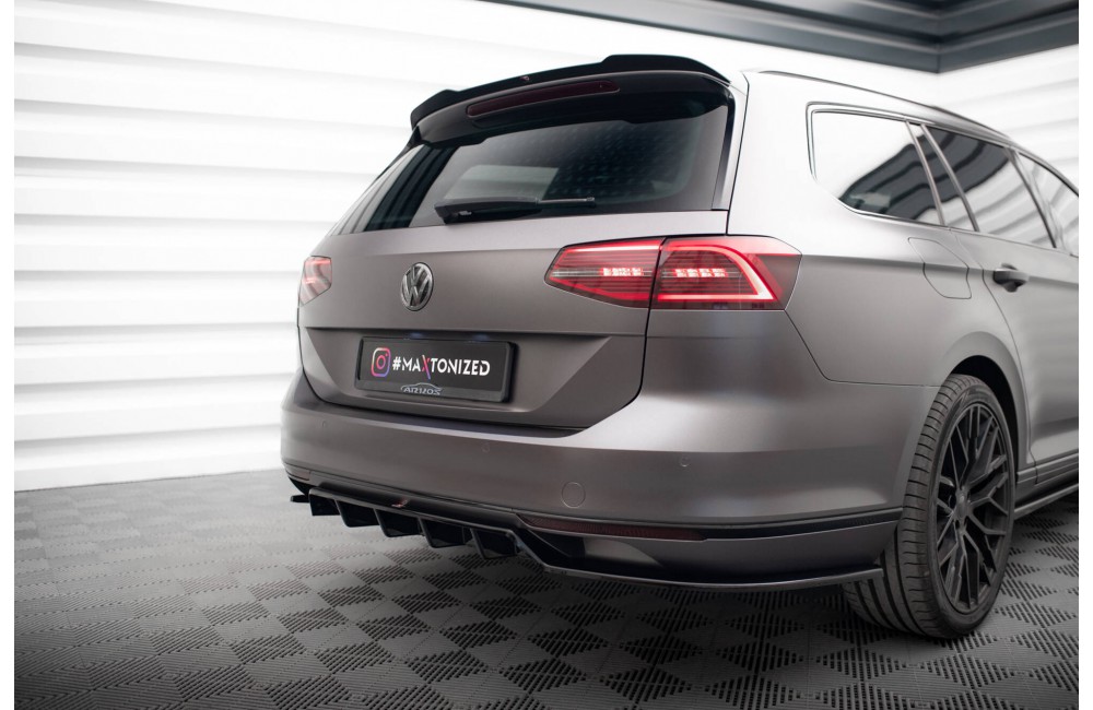 Rear Splitter (with vertical bars) Volkswagen Passat R-Line B8