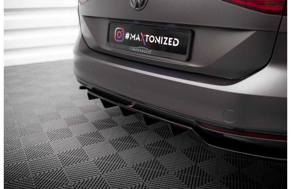 Rear Splitter (with vertical bars) Volkswagen Passat R-Line B8