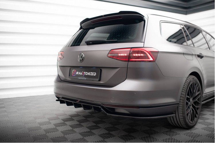 Πίσω Splitter (με κατακόρυφες ράβδους) Volkswagen Passat Sedan / Variant B8