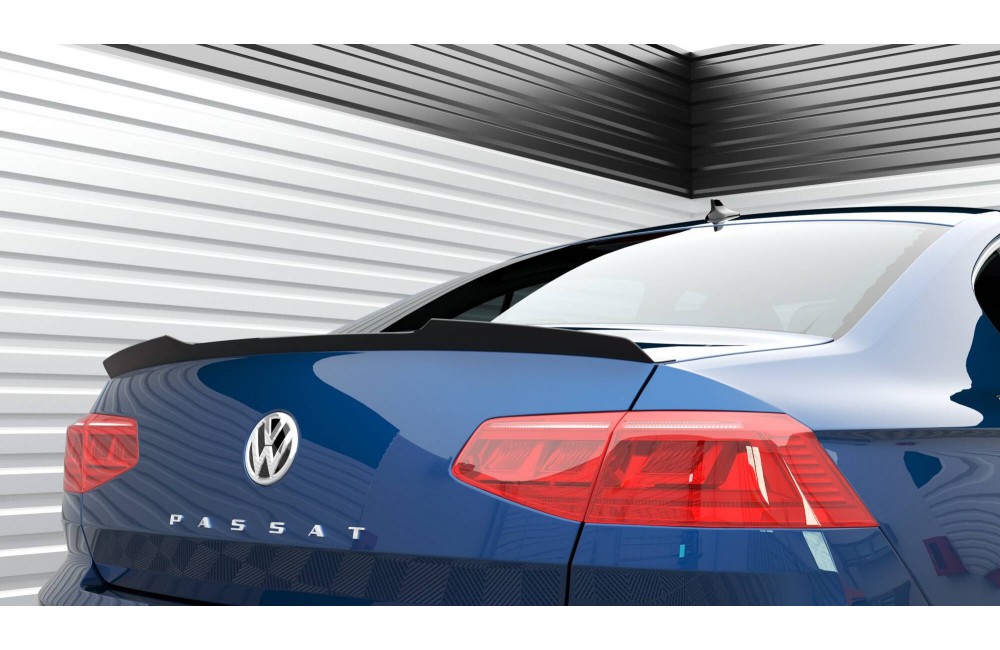 Spoiler Cap Volkswagen Passat Sedan R-Line Mk8 Spoiler Cap Volkswagen Passat Sedan R-Line Mk8