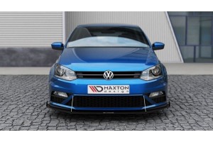 FRONT RACING SPLITTER (with wings) Volkswagen Polo GTI Mk5 Facelift FRONT RACING SPLITTER (with wings) Volkswagen Polo GTI Mk5 Facelift