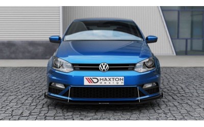 FRONT RACING SPLITTER (with wings) Volkswagen Polo GTI Mk5 Facelift