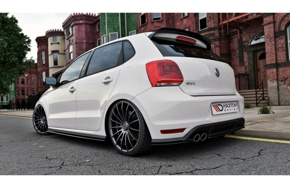 REAR SPLITTER (with a vertical bar) Volkswagen Polo GTI Mk5 Facelift